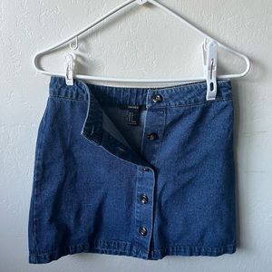 SHORT JEAN SKIRT